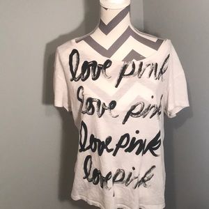 VICTORIAS SECRT PINK oversized tee